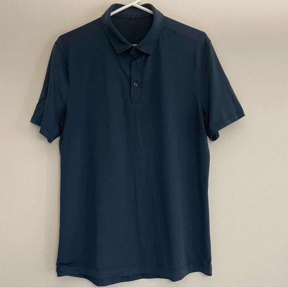 lululemon athletica Blue Polo Shirt